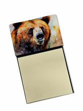 Load image into Gallery viewer, Grizzly Bear Sticky Note Holder- Refiilable Desk Accessory Note Pad