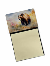 Load image into Gallery viewer, Grizzly Bear Sticky Note Holder- Refiilable Desk Accessory Note Pad