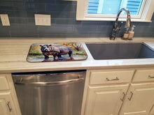 Load image into Gallery viewer, Hippopotamus Dish Drying Mat