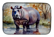 Load image into Gallery viewer, Hippopotamus Dish Drying Mat