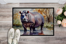 Load image into Gallery viewer, Hippopotamus Doormat - 18X27 Indoor / Outdoor Rug | Made in USA
