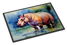 Load image into Gallery viewer, Hippopotamus Doormat - 18X27 Indoor / Outdoor Rug | Made in USA