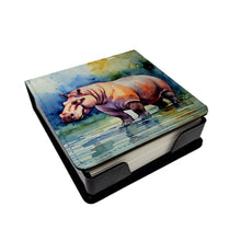 Load image into Gallery viewer, Hippopotamus PU Leather Note Paper Holder