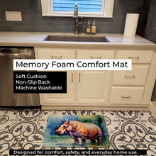 Load image into Gallery viewer, Hippopotamus Memory Foam Kitchen Mat DAC2933RUG