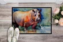 Load image into Gallery viewer, Hippopotamus Doormat - Large 24x36 – Indoor/Outdoor Floor Mat with Artistic Flair