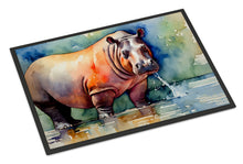 Load image into Gallery viewer, Hippopotamus Doormat - Large 24x36 – Indoor/Outdoor Floor Mat with Artistic Flair