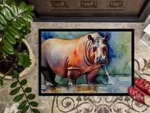 Load image into Gallery viewer, Hippopotamus Doormat - 18X27 Indoor / Outdoor Rug | Made in USA