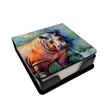 Load image into Gallery viewer, Hippopotamus PU Leather Note Paper Holder