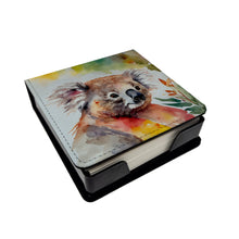 Load image into Gallery viewer, Koala PU Leather Note Paper Holder