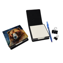 Load image into Gallery viewer, Kodiak Bear PU Leather Note Paper Holder