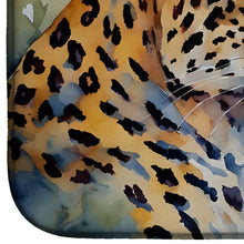 Load image into Gallery viewer, Leopard Dish Drying Mat