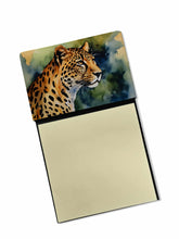 Load image into Gallery viewer, Leopard Sticky Note Holder- Refiilable Desk Accessory Note Pad