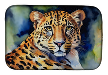 Load image into Gallery viewer, Leopard Dish Drying Mat