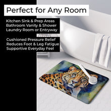Load image into Gallery viewer, Leopard Memory Foam Kitchen Mat DAC2949RUG