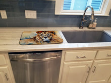 Load image into Gallery viewer, Lion Dish Drying Mat