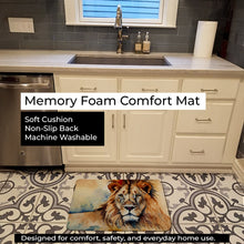 Load image into Gallery viewer, Lion Memory Foam Kitchen Mat DAC2952RUG