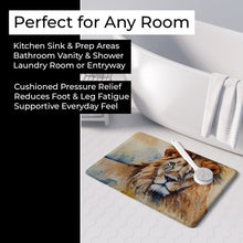 Load image into Gallery viewer, Lion Memory Foam Kitchen Mat DAC2952RUG