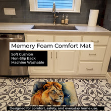 Load image into Gallery viewer, Lion Memory Foam Kitchen Mat DAC2954RUG