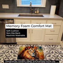 Load image into Gallery viewer, Lion Memory Foam Kitchen Mat DAC2955RUG