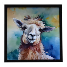 Load image into Gallery viewer, Llama Framed Metal Print