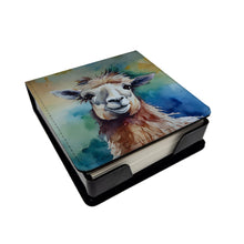Load image into Gallery viewer, Llama PU Leather Note Paper Holder