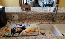 Load image into Gallery viewer, Moose Dish Drying Mat