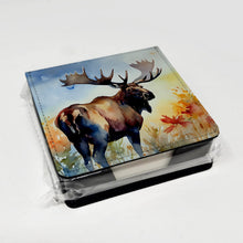 Load image into Gallery viewer, Moose PU Leather Note Paper Holder