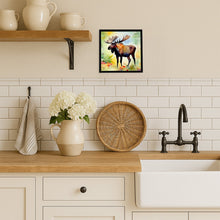Load image into Gallery viewer, Moose Framed Metal Print