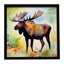 Load image into Gallery viewer, Moose Framed Metal Print