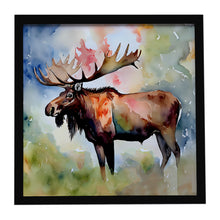 Load image into Gallery viewer, Moose Framed Metal Print