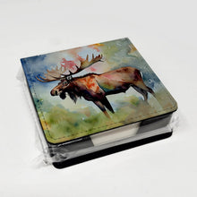 Load image into Gallery viewer, Moose PU Leather Note Paper Holder