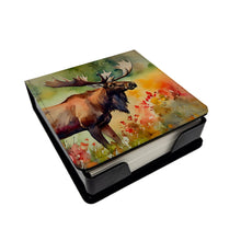 Load image into Gallery viewer, Moose PU Leather Note Paper Holder