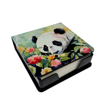 Load image into Gallery viewer, Panda PU Leather Note Paper Holder