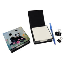 Load image into Gallery viewer, Panda PU Leather Note Paper Holder