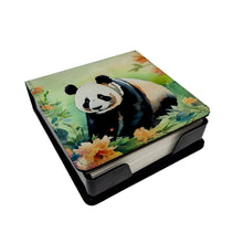 Load image into Gallery viewer, Panda PU Leather Note Paper Holder