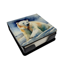 Load image into Gallery viewer, Polar Bear PU Leather Note Paper Holder