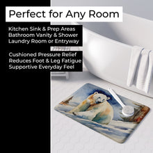 Load image into Gallery viewer, Polar Bear Memory Foam Kitchen Mat DAC2974RUG