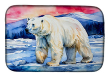 Load image into Gallery viewer, Polar Bear Dish Drying Mat