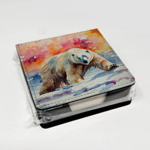 Load image into Gallery viewer, Polar Bear PU Leather Note Paper Holder