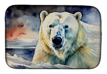 Load image into Gallery viewer, Polar Bear Dish Drying Mat