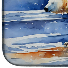 Load image into Gallery viewer, Polar Bear Dish Drying Mat