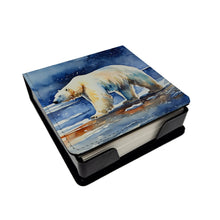 Load image into Gallery viewer, Polar Bear PU Leather Note Paper Holder
