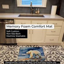 Load image into Gallery viewer, Polar Bear Memory Foam Kitchen Mat DAC2979RUG