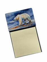 Load image into Gallery viewer, Polar Bear Sticky Note Holder- Refiilable Desk Accessory Note Pad