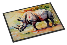 Load image into Gallery viewer, Rhinoceros Doormat - Large 24x36 – Indoor/Outdoor Floor Mat with Artistic Flair