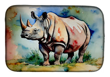 Load image into Gallery viewer, Rhinoceros Dish Drying Mat