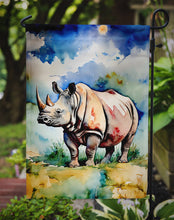 Load image into Gallery viewer, Rhinoceros Garden Flag – Outdoor Decorative Yard Flag