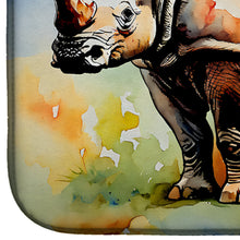 Load image into Gallery viewer, Rhinoceros Dish Drying Mat