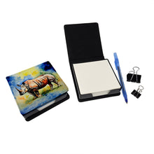 Load image into Gallery viewer, Rhinoceros PU Leather Note Paper Holder