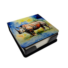 Load image into Gallery viewer, Rhinoceros PU Leather Note Paper Holder